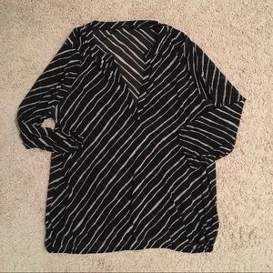 Sheer long sleeve blouse from the Limited